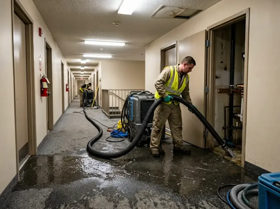 multi-unit-apartment-hallway-f-005 — frequently asked questions, Emergency Burst Pipe Water Extraction & Removal in Laurel L…